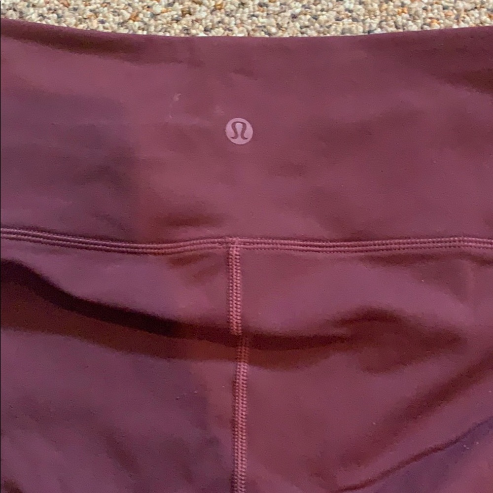 purple lulu lemon leggings